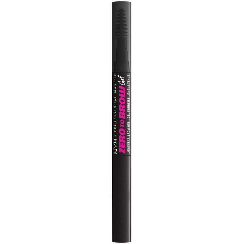 Nyx Professional Makeup Zero To Brow Longwear Brow Gel Black 8 (2, 3 G)