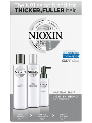 Nioxin System 1 Trial Kit (150 + 150 + 50 ml)