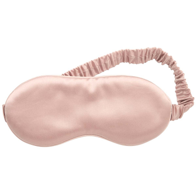 Lenoites Mulberry Sleep Mask With Pouch, Pink