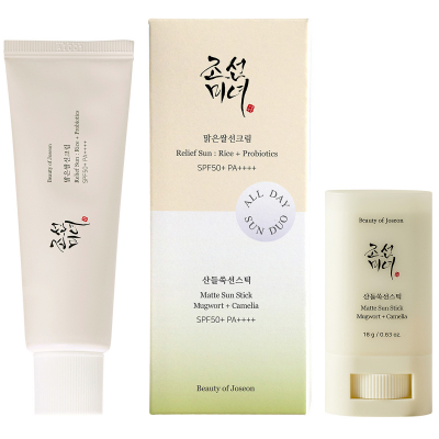 Beauty of Joseon All Day Sun Duo, Relief Sun + Matte Sun Stick (50 ml + 18 g)g)