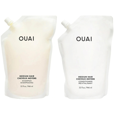OUAI Medium Hair Refill Duo