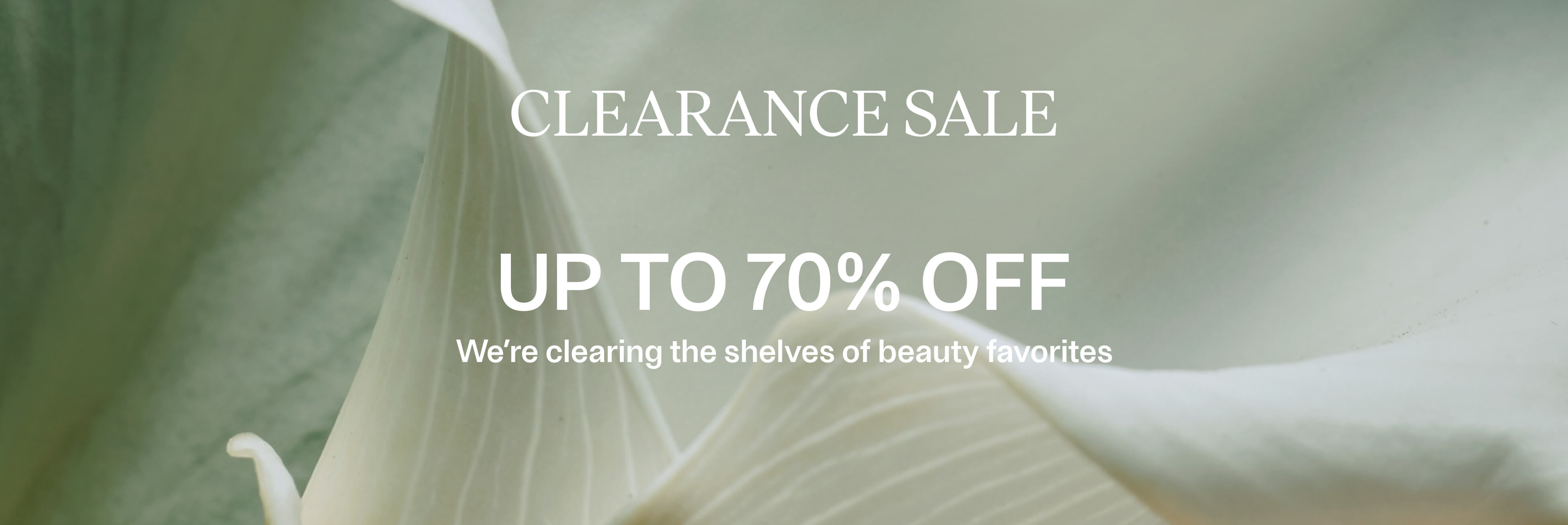 Clearance Sale – tot 70% korting op beautyfavorieten