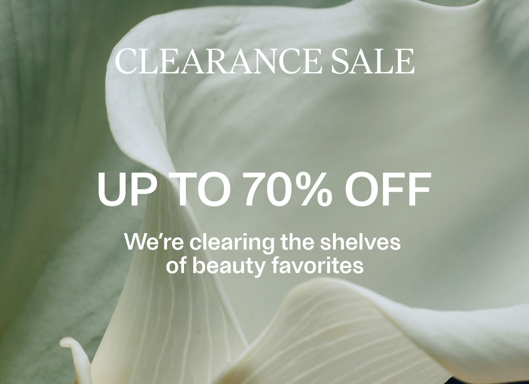 Clearance Sale – tot 70% korting op beautyfavorieten