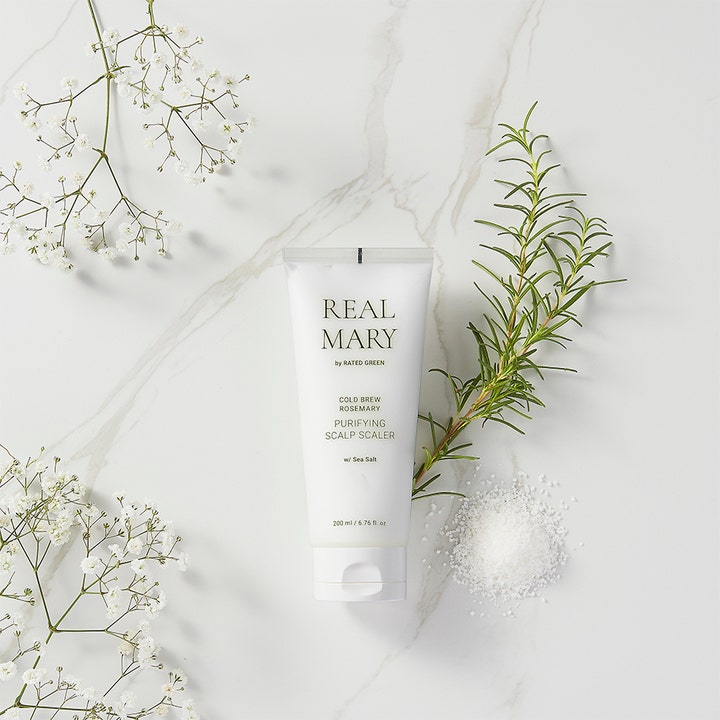 Cold Brew Rosemary Purifying Scalp Scaler (Sea Salt)