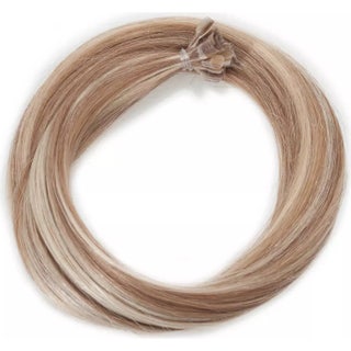 Rapunzel of Sweden Nail Hair Premium Straight M7.3/10.8 Cendre Ash Blonde Mix 50