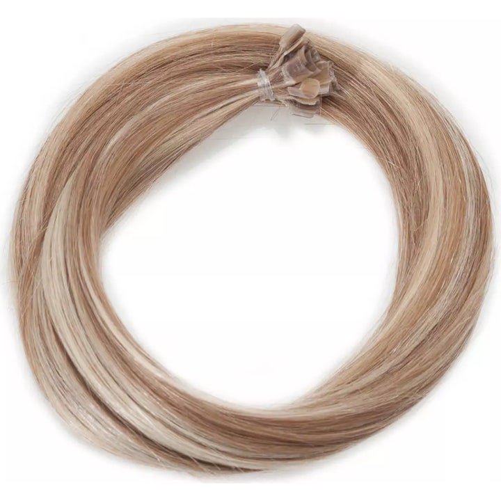Nail Hair Premium Straight M7.3/10.8 Cendre Ash Blonde Mix 50