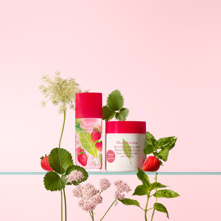 Green Tea Strawberry Basil Honey Drops Body Cream