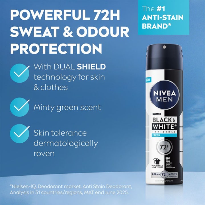 MEN Black & White Fresh Spray