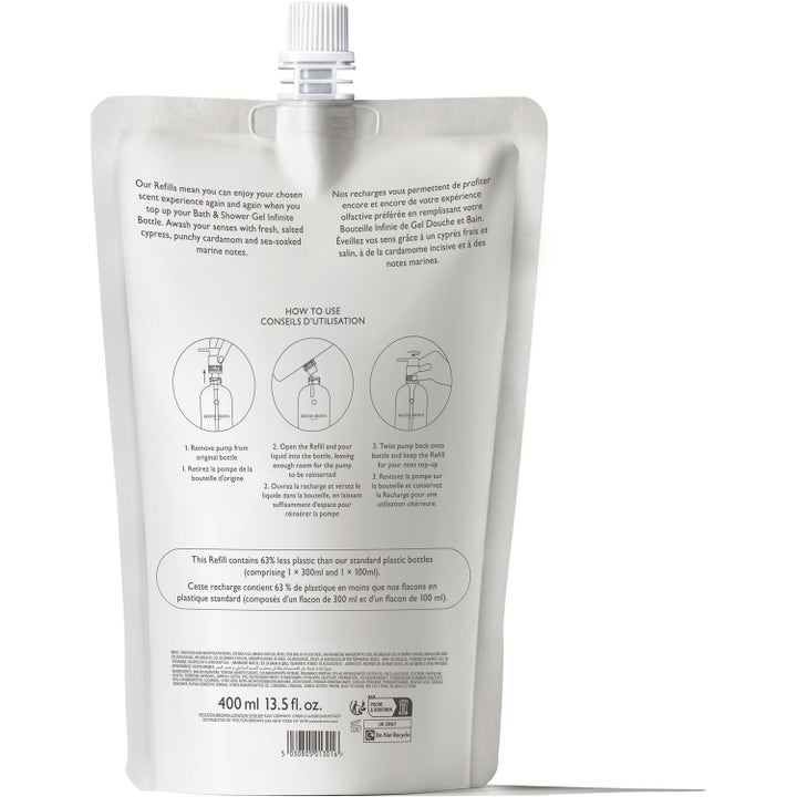 Coastal Cypress & Sea Fennel Bath & Shower Gel Refill