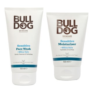 Bulldog Känslighetens Vän - Mild och Lugnande Vård för Män med Känslig och Reaktiv Hy