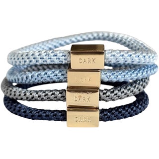 Dark Fat Hair Ties Thin Combo