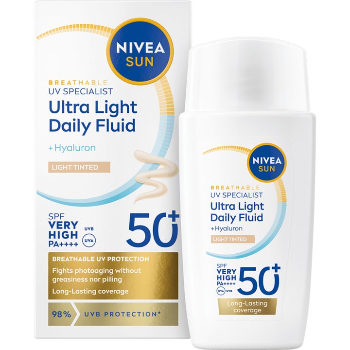 UV Face Ultra Fluid Light Tinted SPF50+