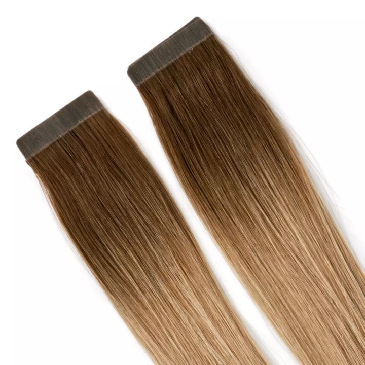Premium Tape Extensions - Classic 4 (40 Cm) C2.2/5.1 Natural Brown ColorMelt