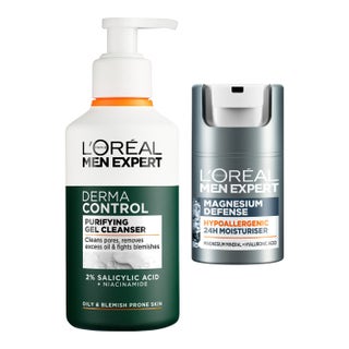 L'Oréal Paris Oljefri Helhet - Hypoallergen Oljekontroll för Män med Känslig och Oljig Hy