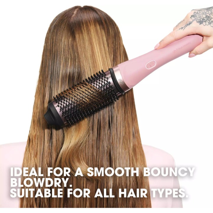 Duet Blowdry Limited Edition Hair Dryer Brush in Dusted Pink