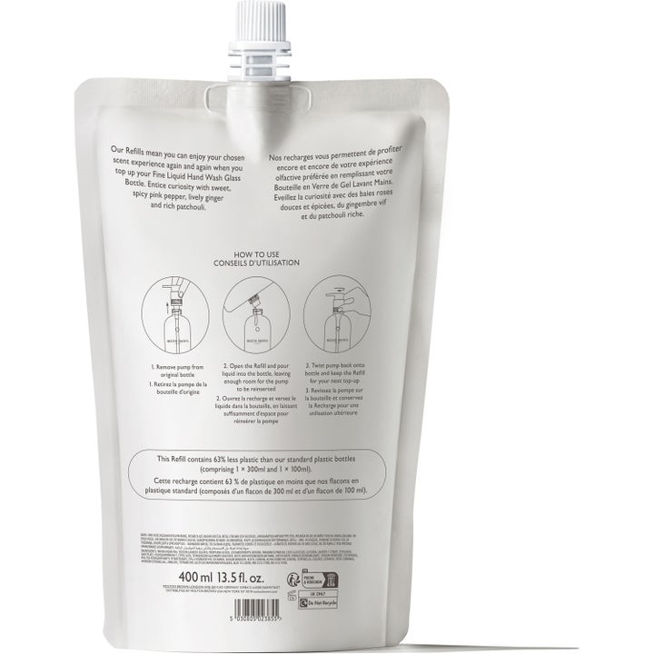 Fiery Pink Pepper Fine Liquid Hand Wash Refill