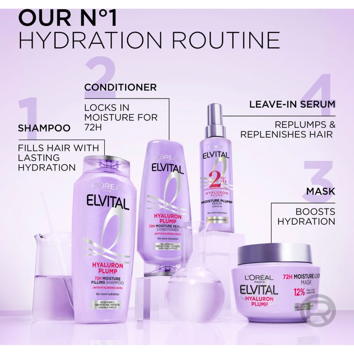 Elvital Hyaluron Plump Shampoo For Dehydrated Hair