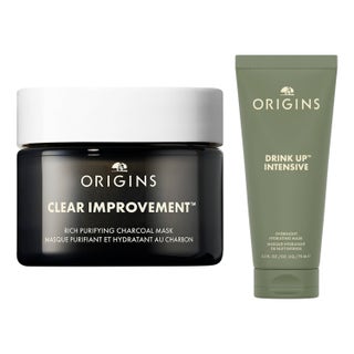 Origins Mask Masters - Dubbel Maskbehandling för Män som Vill Rengöra och Återfukta Intensivt