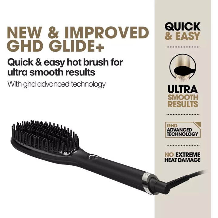 Glide+ Smoothing Hot Brush - Black