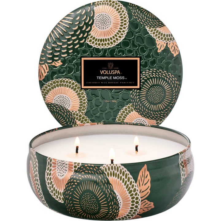 3 Wick Tin Temple Moss (40 H)